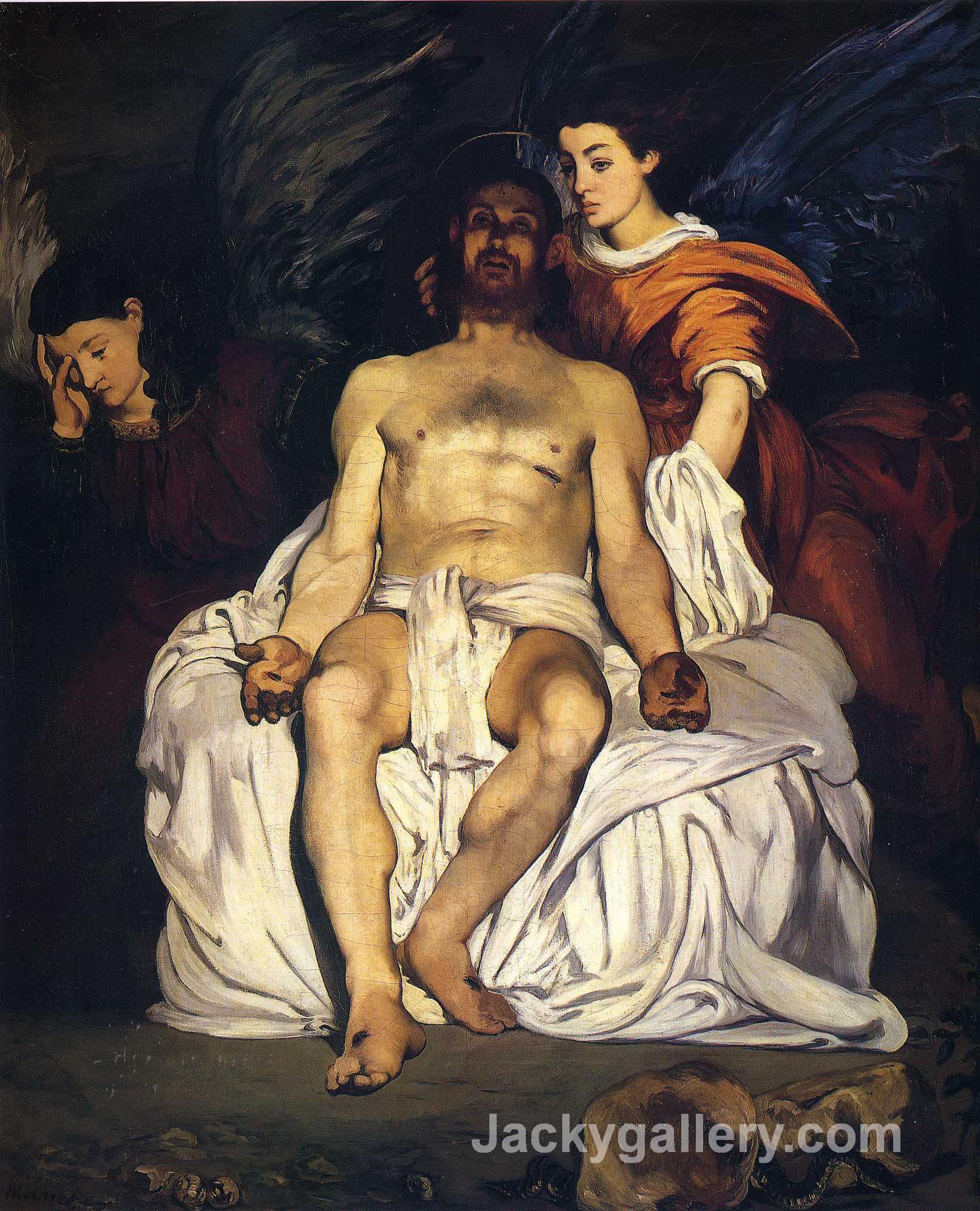 The Dead Christ with Angels by Edouard Manet paintings reproduction